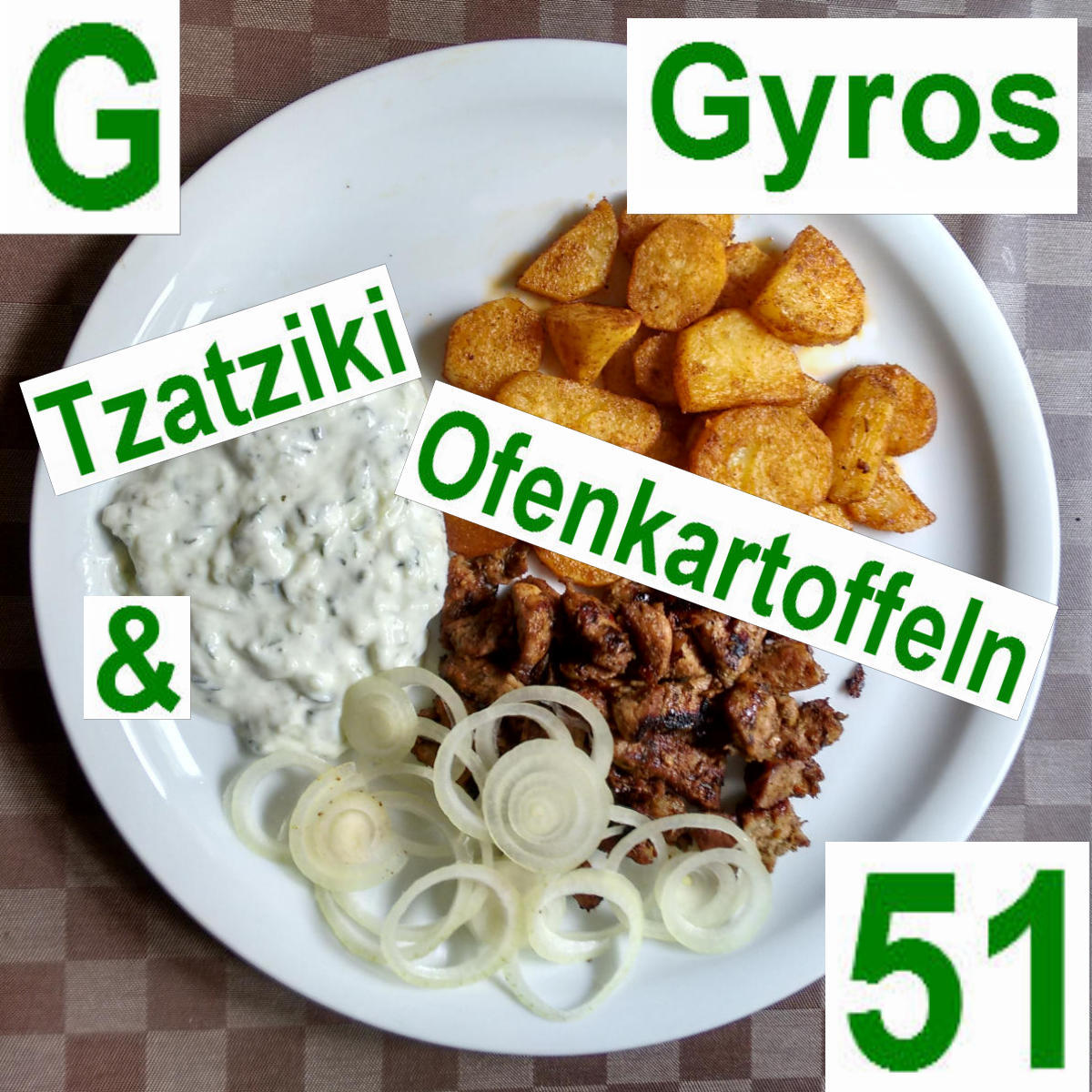 Gyros Tzataziki Ofenkartoffeln | vonMich