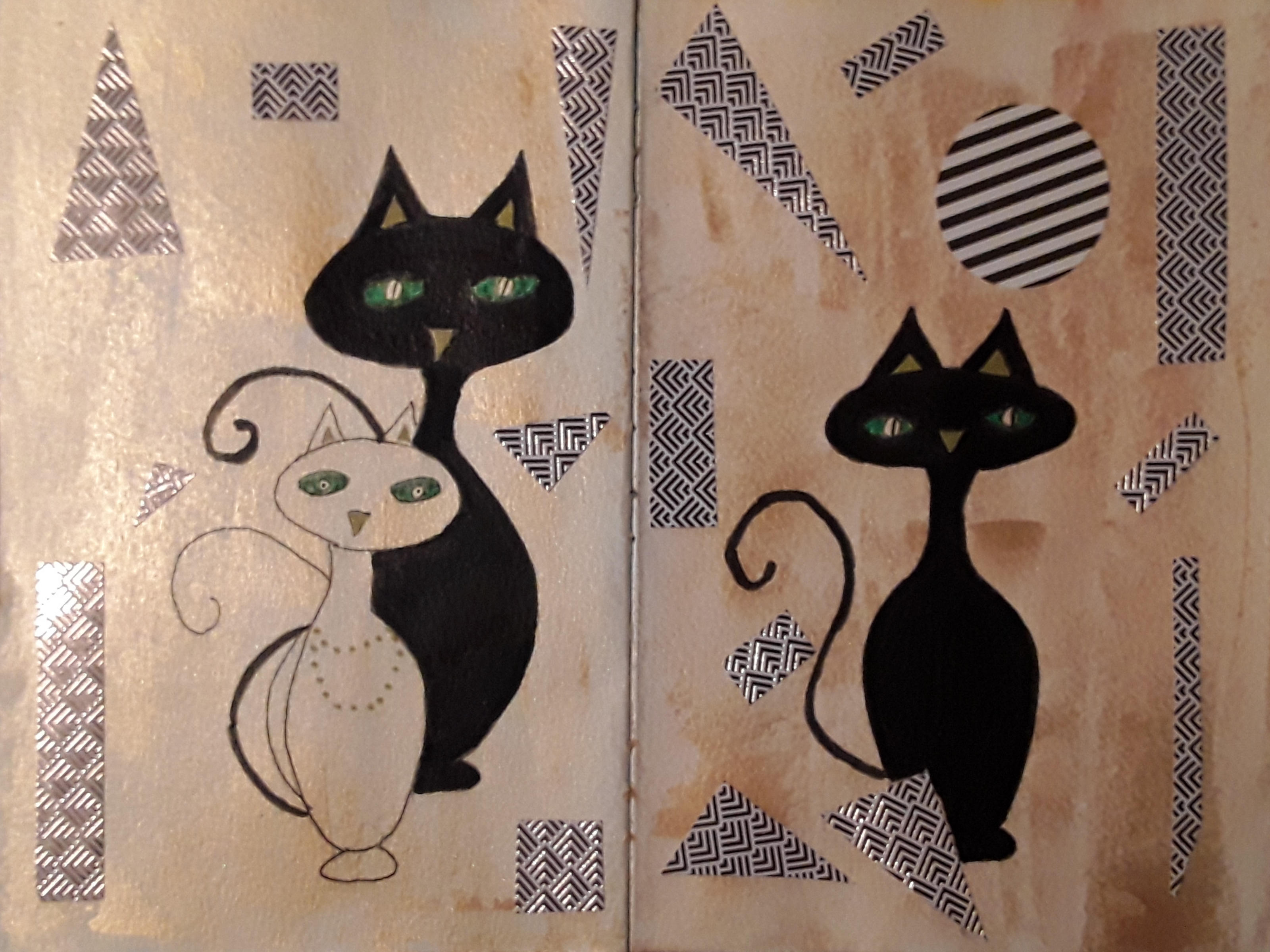 Katzen 2 u| Ilona-Artwork