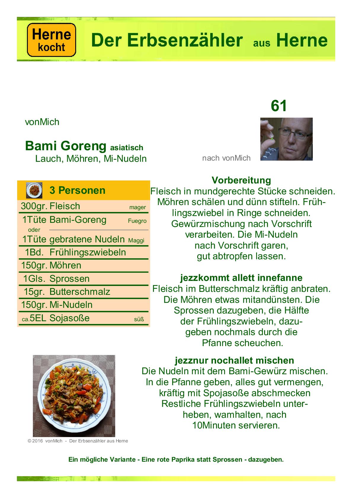 Bami asia 61 | von Willi